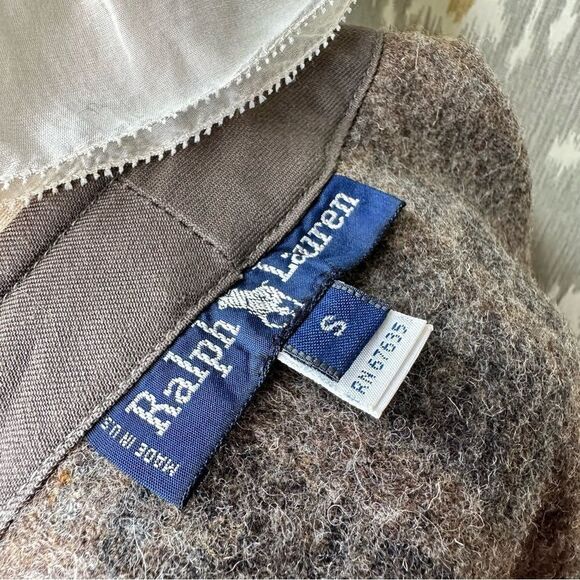 Ralph Lauren Vintage Neutral Beacon Blanket Two Piece Skirt Suit - Picture 2 of 16